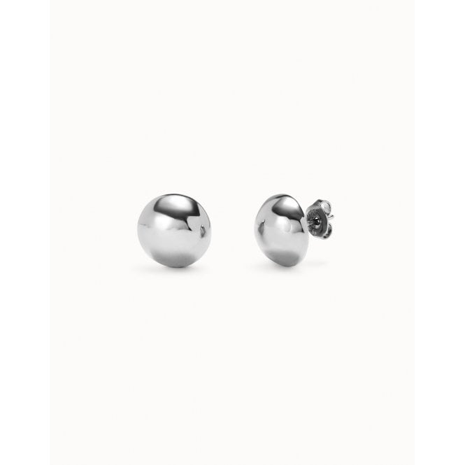 UNOde50 Sterling Silver-Plated Shaped Earrings PEN0996MTL00U