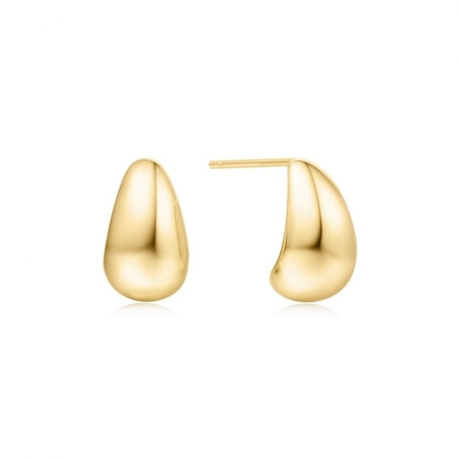 Ania Haie Gold Small Dome Hoop Earrings E062-05G