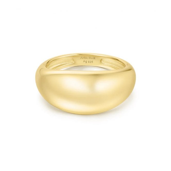 Ania Haie Gold Bold Dome Ring R062-01G