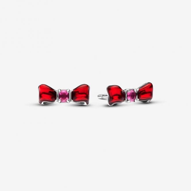 Pandora Disney Snow White Bow Stud Earrings 293779C01