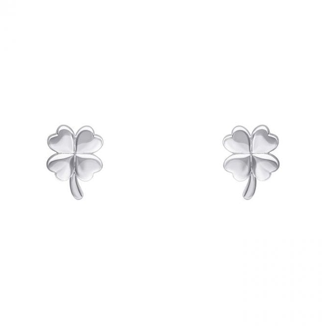 MCN Jewellery Silver Clover Stud Earrings E6483