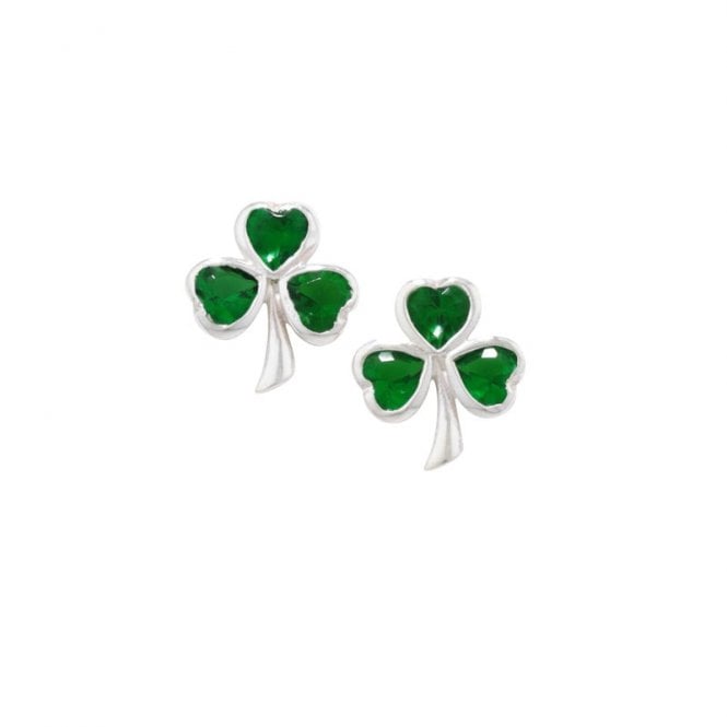 MCN Jewellery Three Stone Shamrock Earrings
