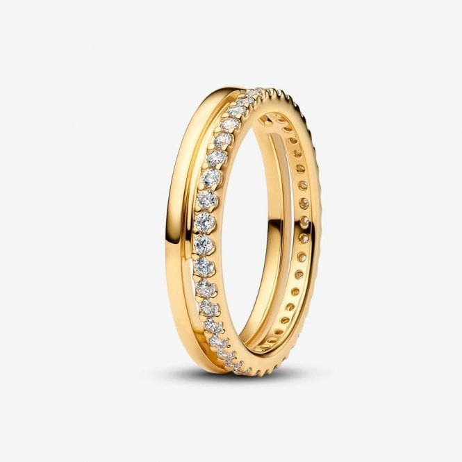 Pandora Double Band Ring 163799C01-58