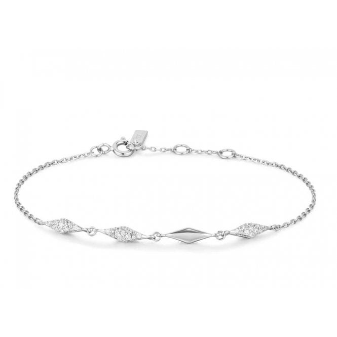 Ania Haie Silver Multi Sparkle Bracelet B061-04H