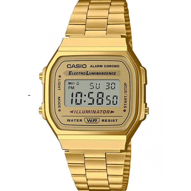 Casio Vintage Digital Watch A168WG-9EF