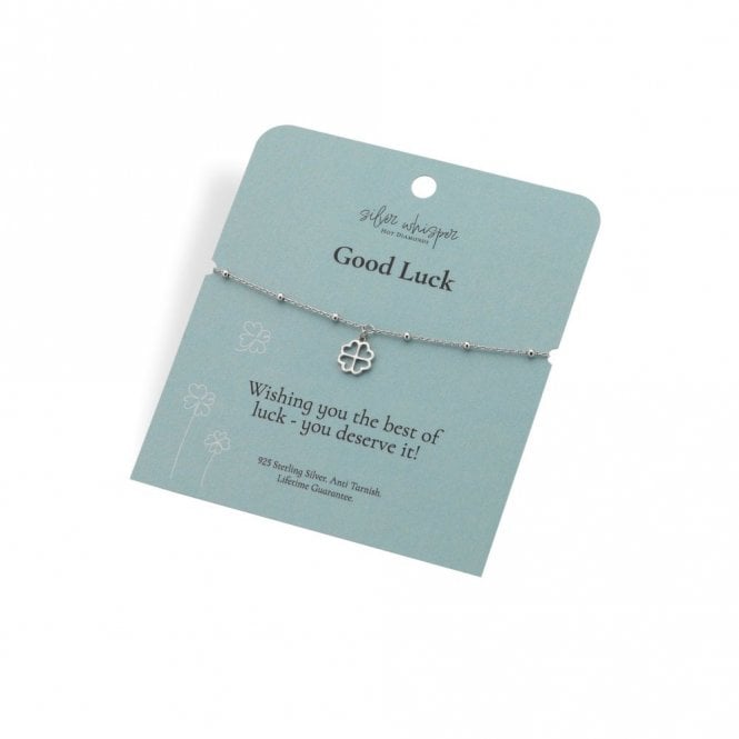 SILVER WHISPER BY HD Hot Diamonds Good Luck Bracelet