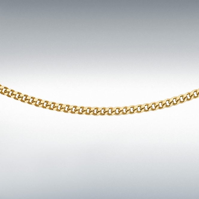 MCN Fine Jewellery Ibb 9ct Yellow Gold Diamond Cut Curb Chain 1.13.0055