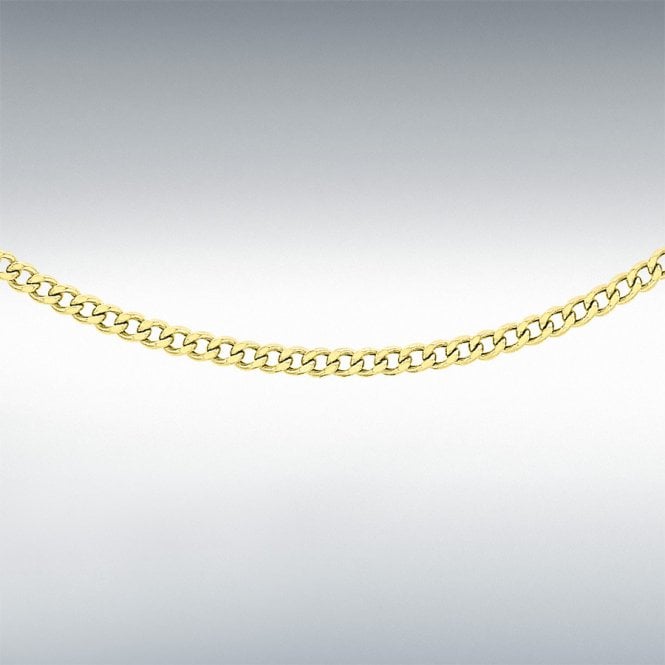 MCN Fine Jewellery Ibb Yellow Gold 50 Flat Curb Chain 1.13.5864