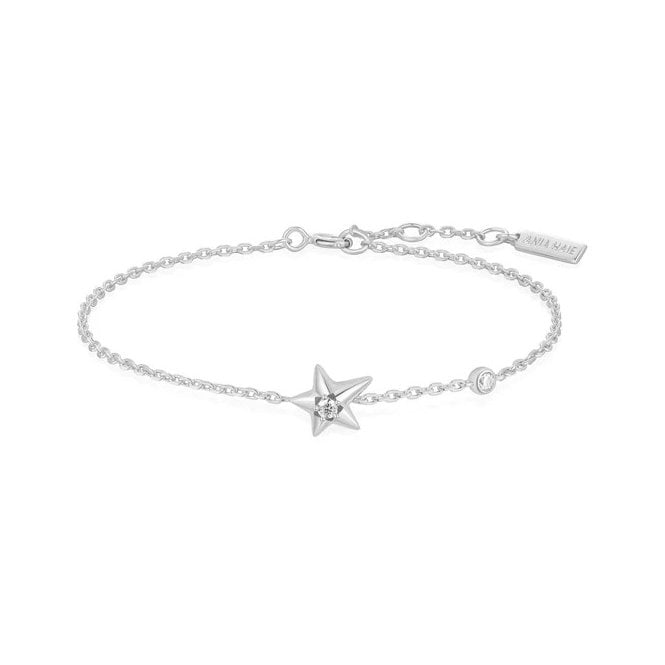 Ania Haie Silver Sparkling Star Bracelet B066-04H