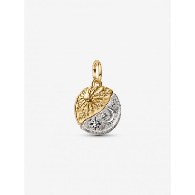 Pandora Sun and Moon Medallion Charm 763977C01