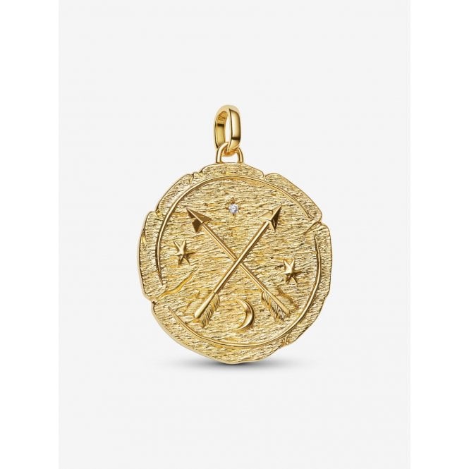 Pandora Crossing Arrows Oversized Medallion Charm 764084C01