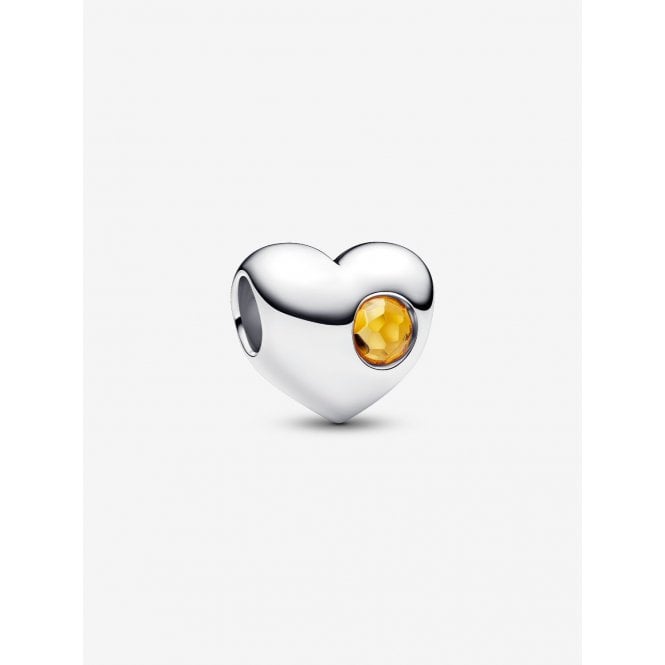 Pandora Engravable November Birthstone Heart Charm 794161C11