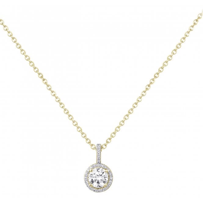 MCN Jewellery Gisser Halo Necklace N1110Y-42+5