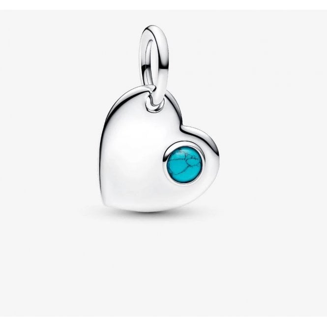 Pandora Engravable Heart December Dangle Charm 794295C12