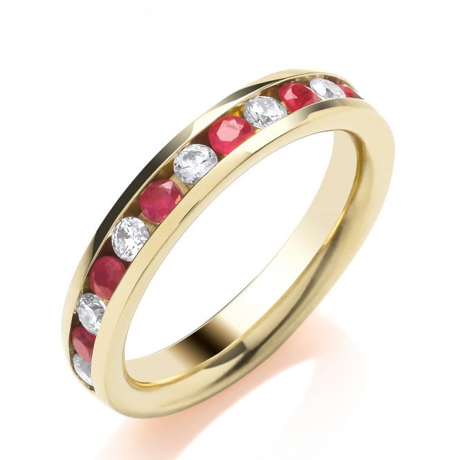 MCN Fine Jewellery Andre Mich Rudy Channel Set R3726-40R Y 9