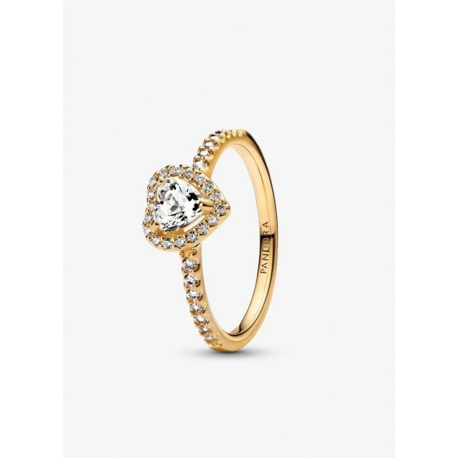 Pandora Elevated Heart Ring 168421C01