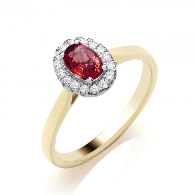 MCN Fine Jewellery Andre Mich Ruby Oval Cut Ring R4353-64R Y 9