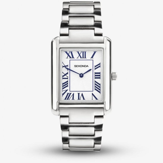 Sekonda Watches Sekonda Mens Clement Stainless Steel White Dial Watch 30272