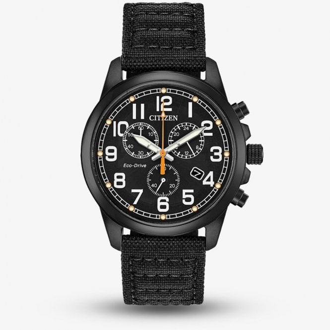 Citizen Watches Citizen Eco-Drive Military Black Watch AT0205-01E