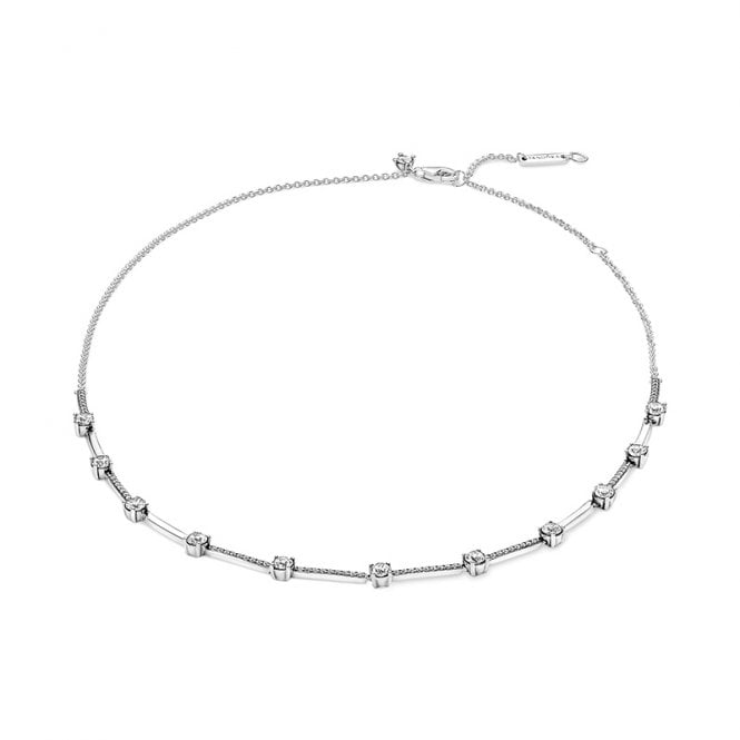 Pandora Sparkling Pavé Collier Bars Necklace 390059C01