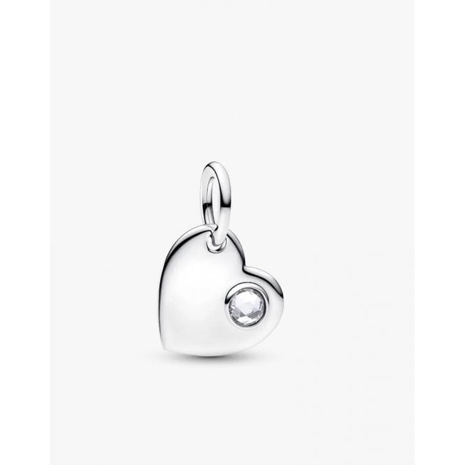 Pandora Engravable April Heart Dangle 794295C04