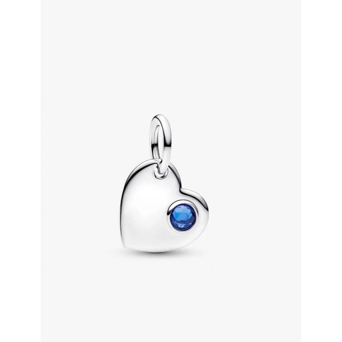Pandora Engravable September Heart Dangle 794295C09