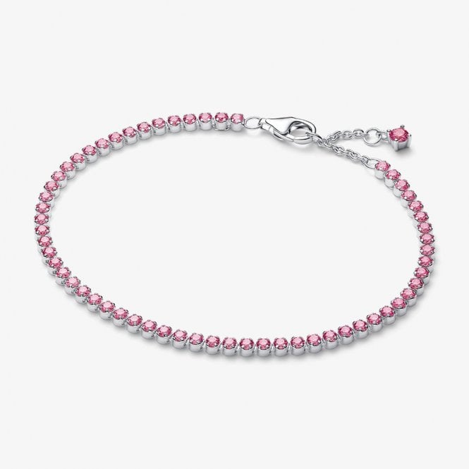 Pandora Pink Tennis Bracelet 593927C02-18