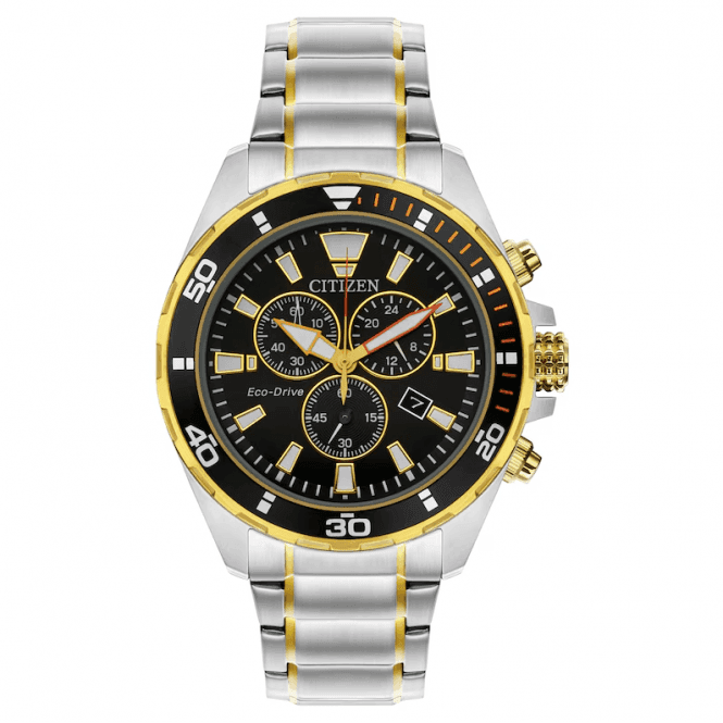 Citizen Watches Citizen Mens Chronograph Eco-Drive Classic AT2434-54E