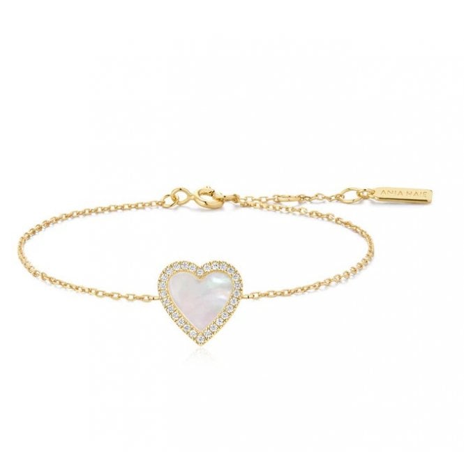 Ania Haie Silver Shell Pearl Station Bracelet B071-05G