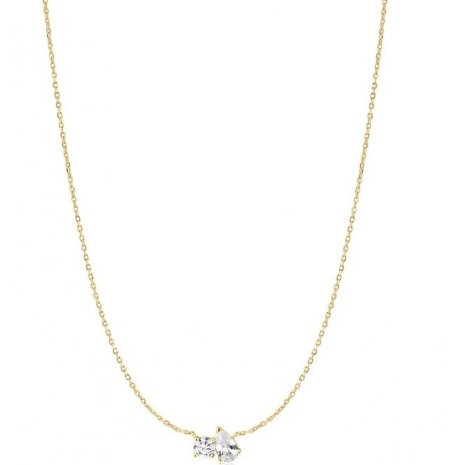 Ania Haie Gold Toi & Moi Necklace N071-02G