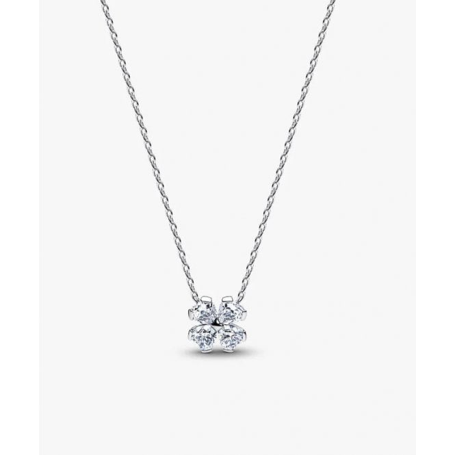 Pandora Sparkling Lucky Clover Pendant Necklace 394502C01-45