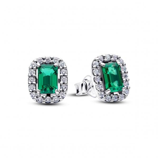 Pandora Sparkling Rectangular Stud Earrings 294501C01