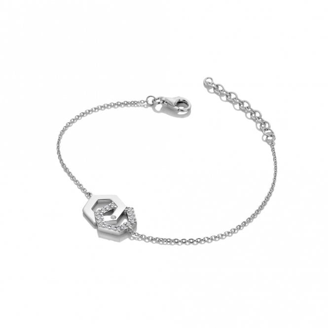 Hot Diamonds Hexagon Bracelet DL719