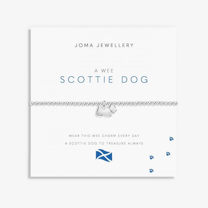 JOMA Jewellery Joma A Wee 'Scottie Dog' Scottish Bracelet 9419