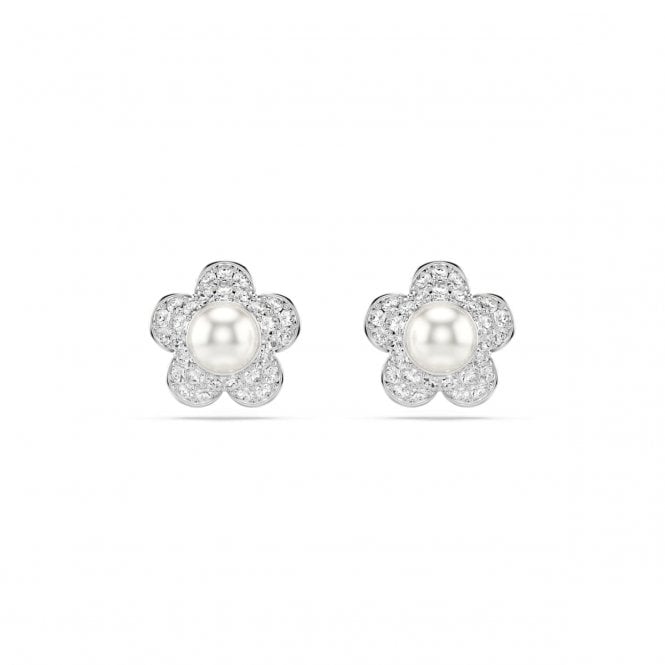 Swarovski Ariana Grande x Round Cut Flower Stud Earrings 5756098