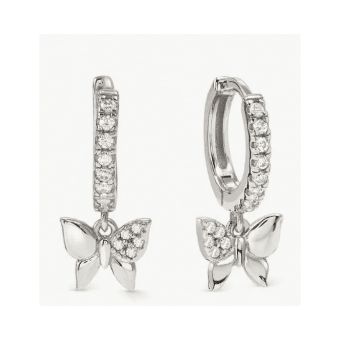 Nomination Jewellery Nomination Petit Sparkle Silver Butterfly Earrings 242305 040