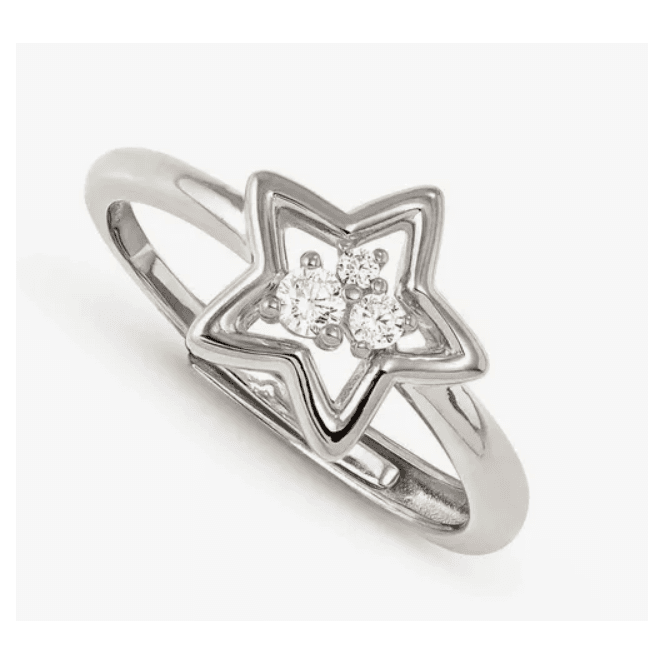 Nomination Jewellery Nomination Dream Beats Silver Open Star Ring 242600 007