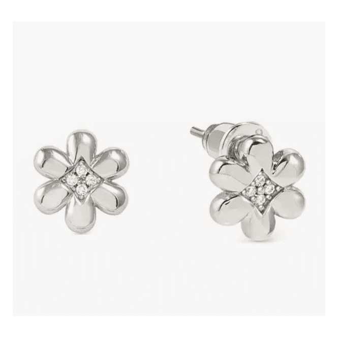 Nomination Jewellery Nomination Petit Sparkle Silver Flower Stud Earrings 242304 010