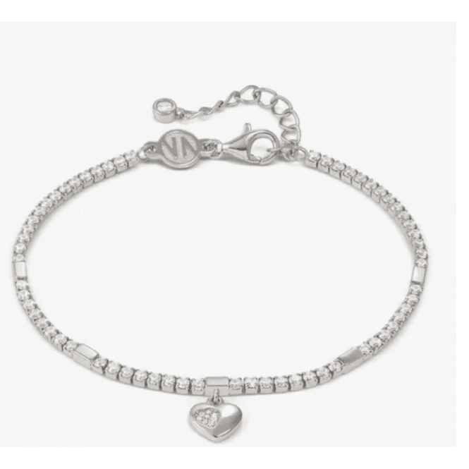 Nomination Jewellery Nomination Petit Sparkle Silver Heart Tennis Bracelet 242302 004
