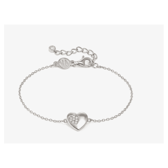Nomination Jewellery Nomination Petit Sparkle Silver Heart Bracelet 242300 004