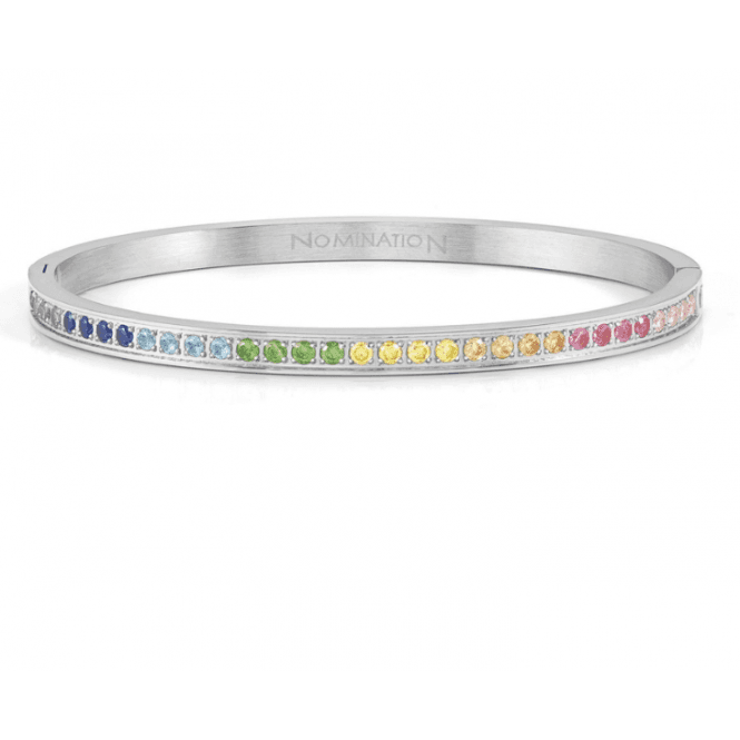 Nomination Jewellery Nomination Medium Multi Colour CZ Pretty Bangle 029532 005