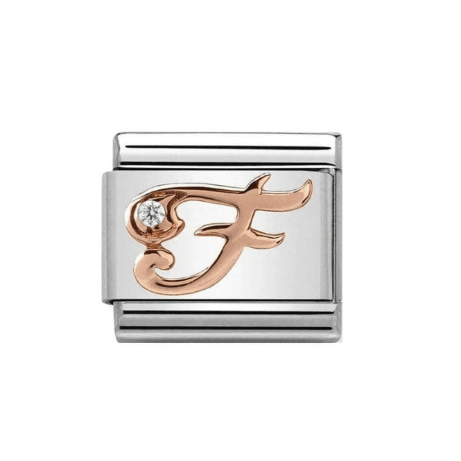 Nomination Jewellery Nomination Letter F With CZ Composable Charm 430310/06