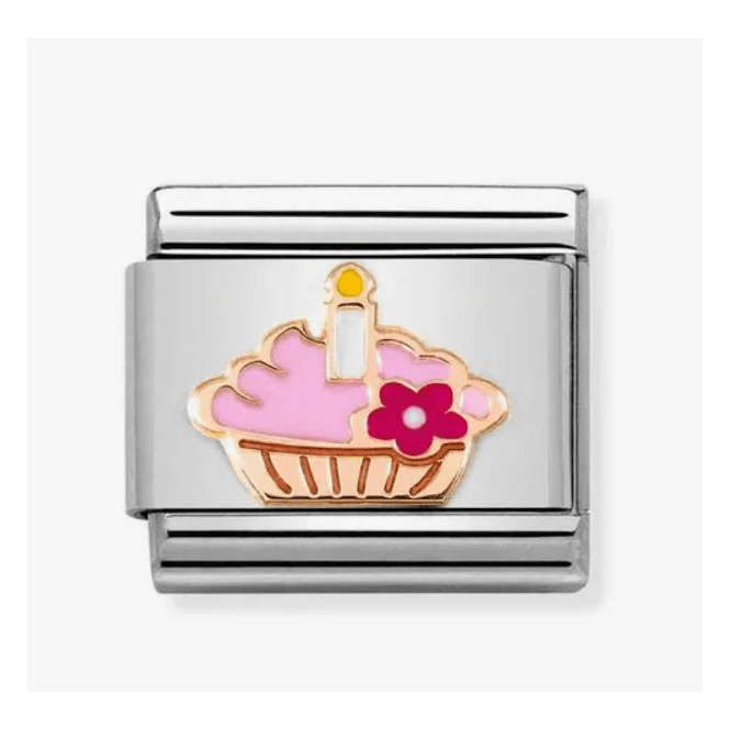 Nomination Jewellery Nomination Family Pink Cupcake&Candle Composable Charm 430202/08