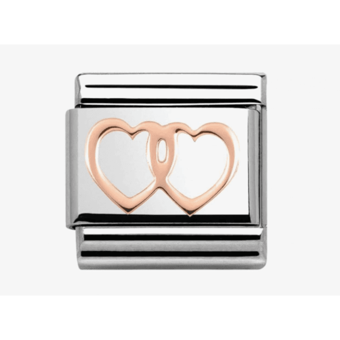 Nomination Jewellery Nomination Double Open Hearts Composable Charm 430104/08