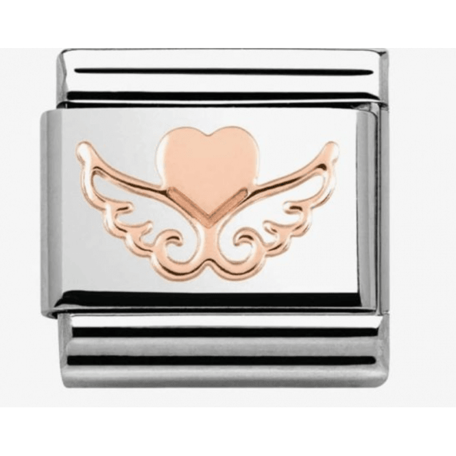 Nomination Jewellery Nomination Heart & Angel Wings Composable Charm 430104/01