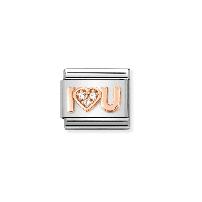Nomination Jewellery Nomination CZ I Heart U Composable Charm 430305/36