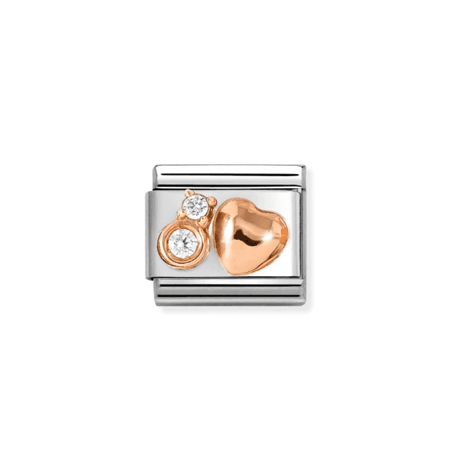 Nomination Jewellery Nomination Heart With CZ Composable Charm 430305/51
