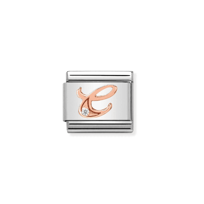 Nomination Jewellery Nomination Classic Rose Gold Letter C Charm 430310/03