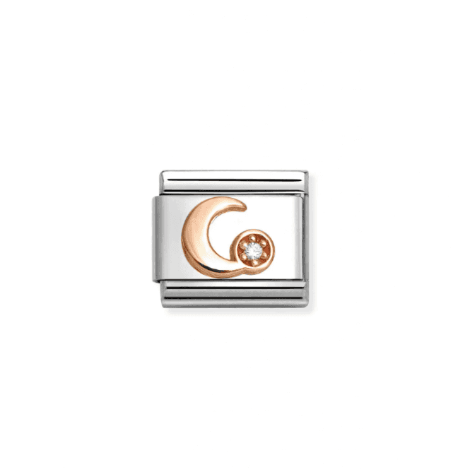 Nomination Jewellery Nomination Family Crescent Moon CZ Composable Charm 430305/45