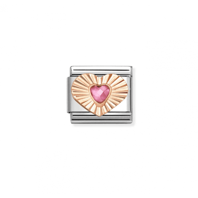 Nomination Jewellery Nomination Classic Cubic Zirconia Pink Heart Charm 430610/003